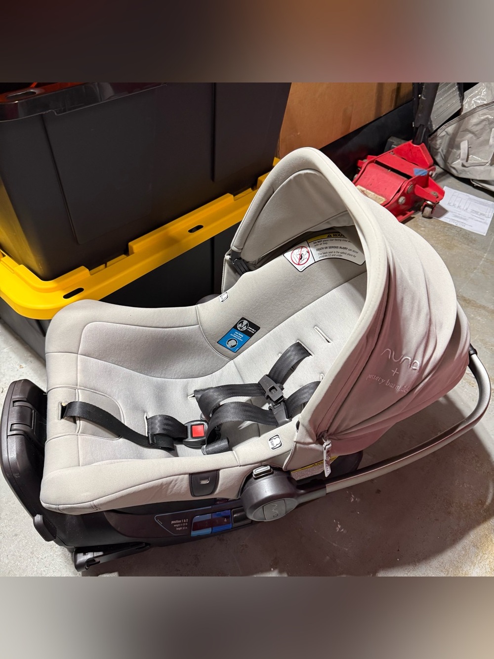 Pottery Barn Kids x Nuna Pipa Lite LX Car Seat & Base - Grey